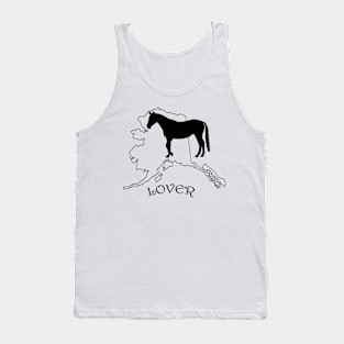 Alaska Horse Lover Gift Tank Top